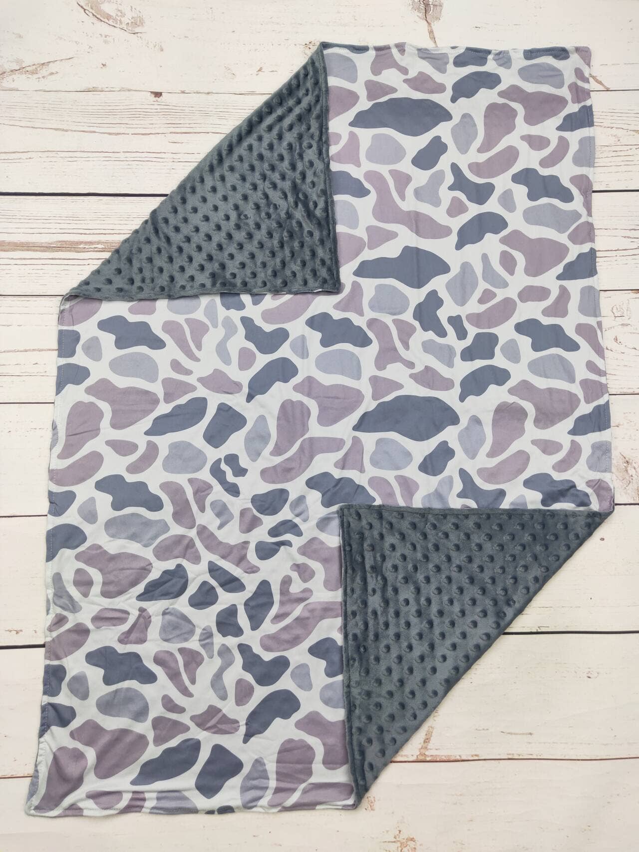 Camo Print Minky Blanket