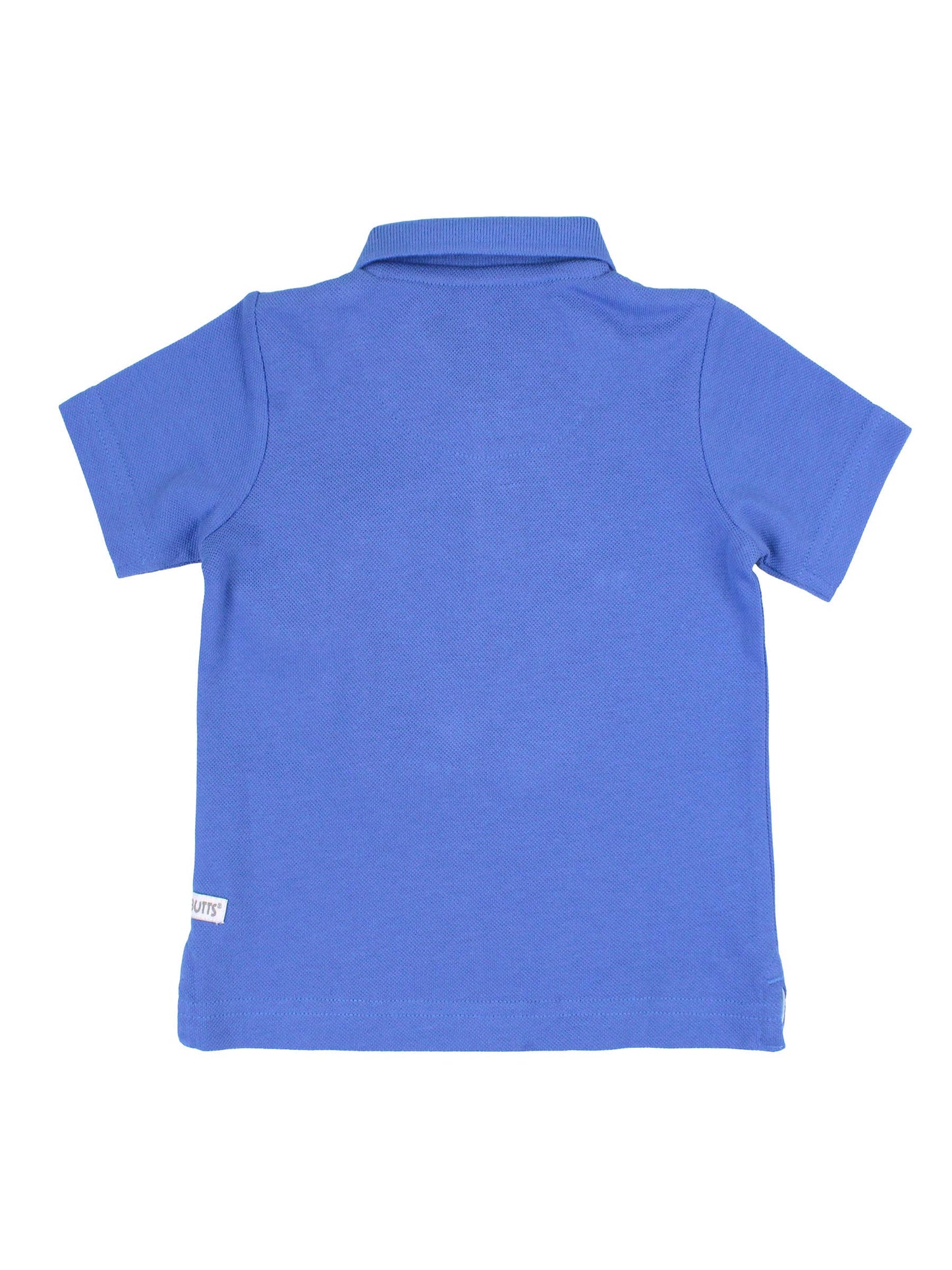 Boys Sonic Blue Pique Short Sleeve Polo Shirt