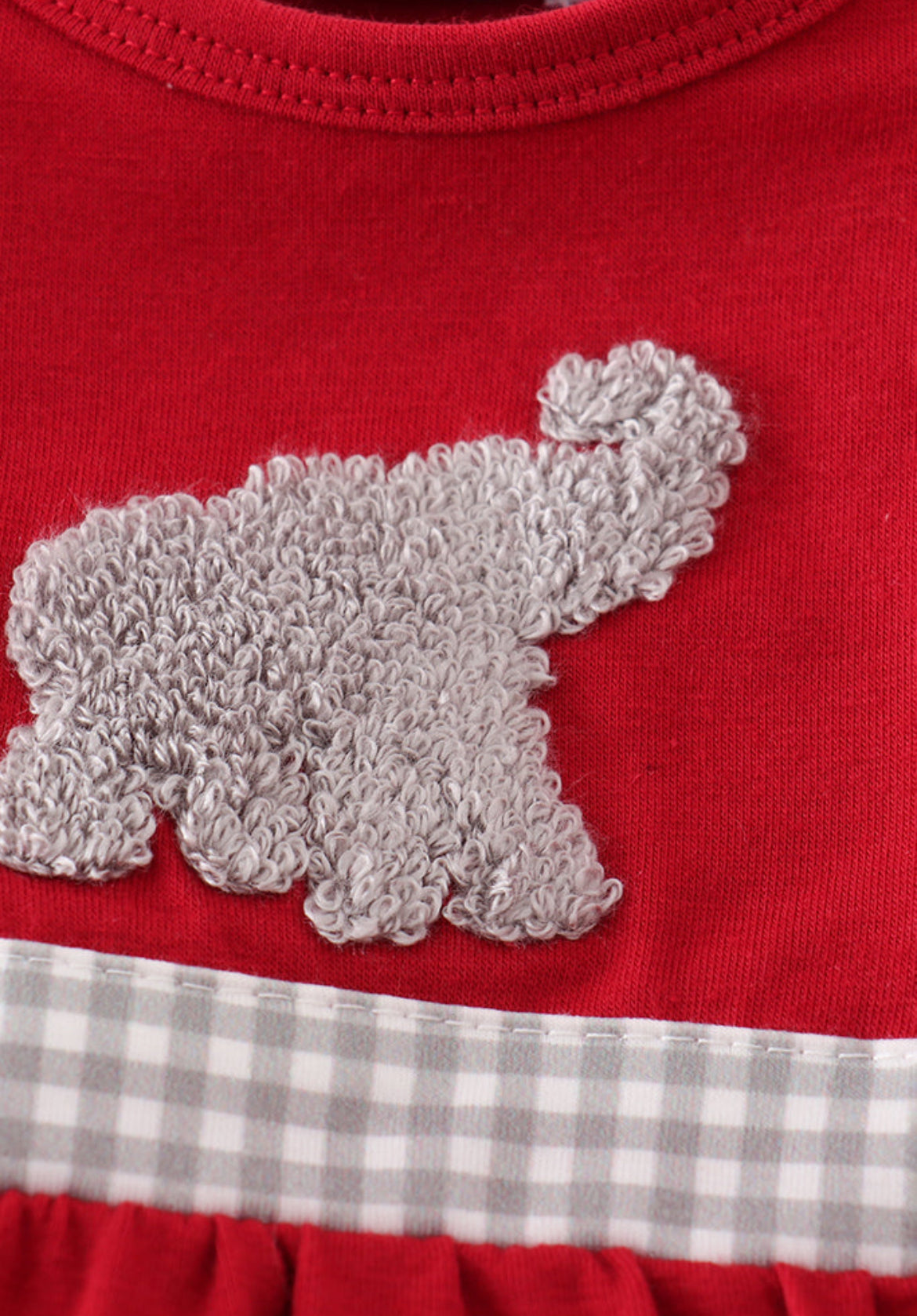 Roll Tide French knot bubble