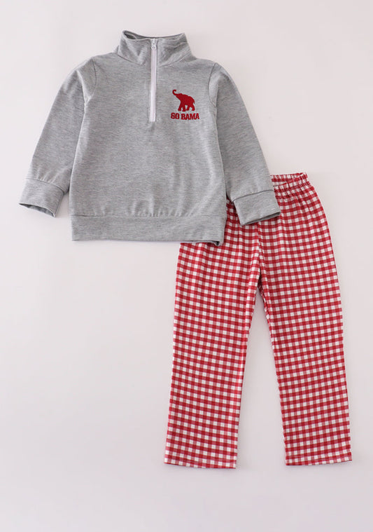 Roll Tide embroidered set