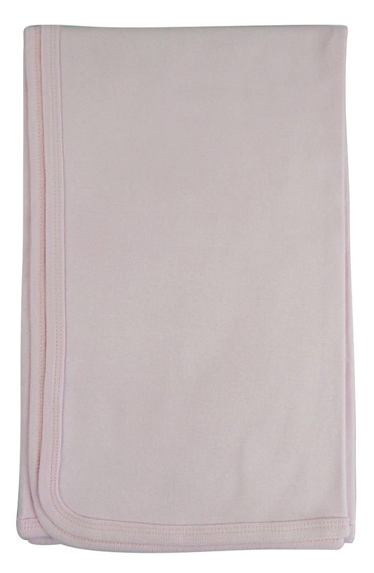 Bambini Pink Receiving Blanket