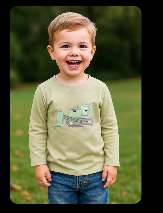 Excavator appliqué top
