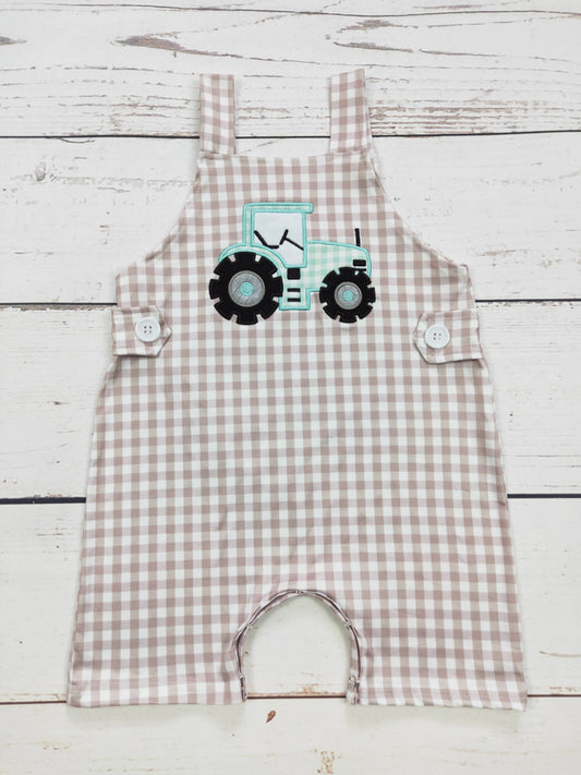 Tractor Appliqué Romper